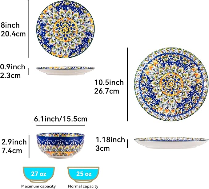 Sweejar Ceramic Dinnerware Sets - Image 3