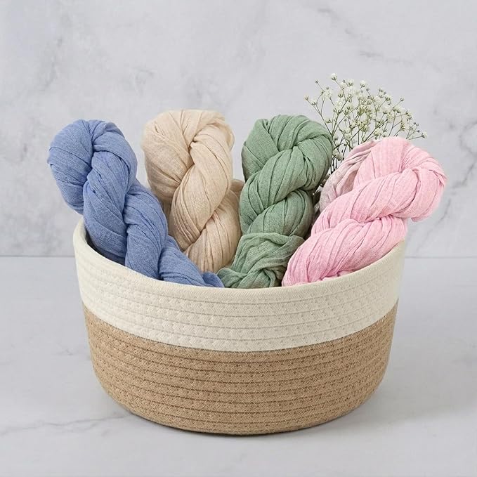 10 Pack Pink Cheesecloth Table Runner 17 x 108 Inch | Boho Gauze Fabric - Image 5