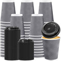 BYSNOW 50 Pack 12 oz Paper Coffee Cups by BYSNOW