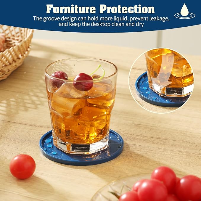 Coasters, Drink Coasters Set of 8 - Image 2