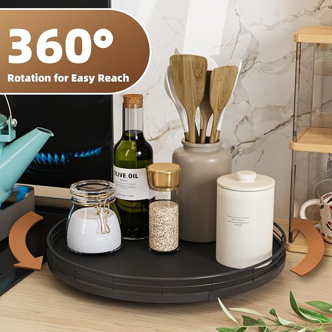 13" Lazy Susan Turntable Organizer - Image 3