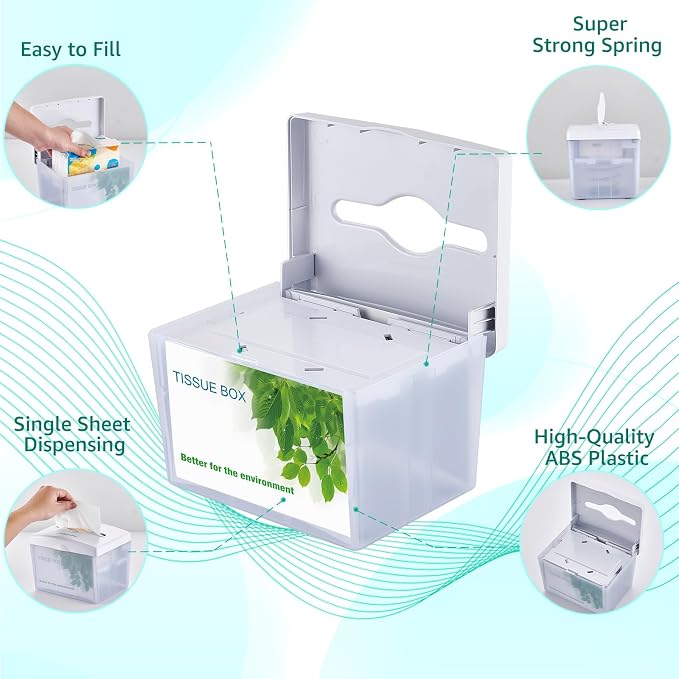 Commercial Napkin Dispenser, Space-Saving Tabletop Design, Easy Access to - Image 2