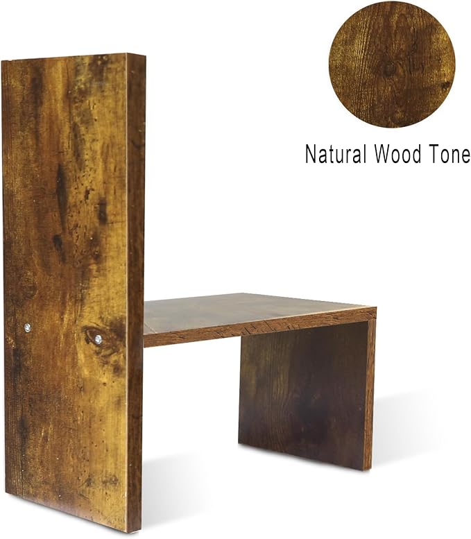 Jerry & Maggie Adjustable Wood Desktop Display Shelf Natural Wood Tone | Wooden - Image 9