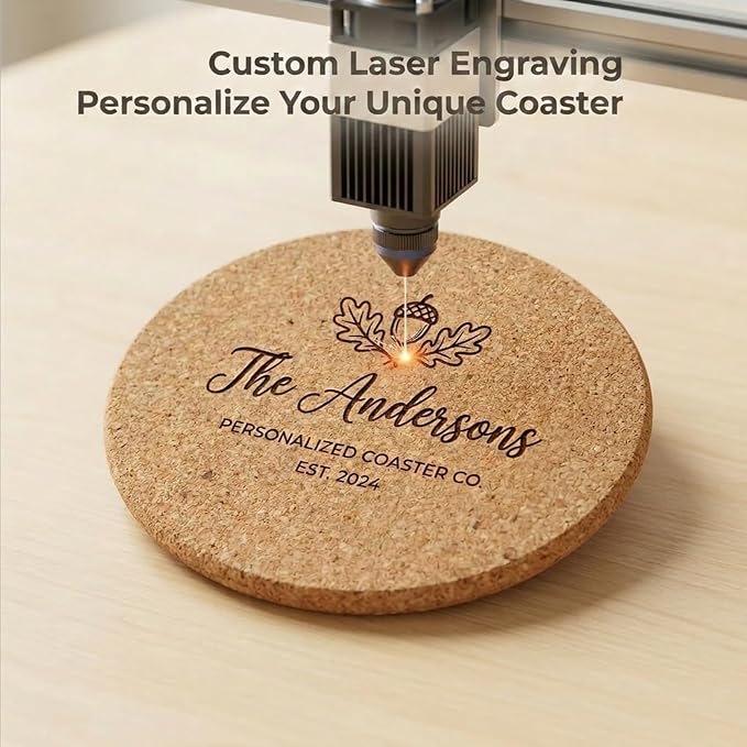 Personalized Cork Coasters – Custom Drink Coasters - Image 4