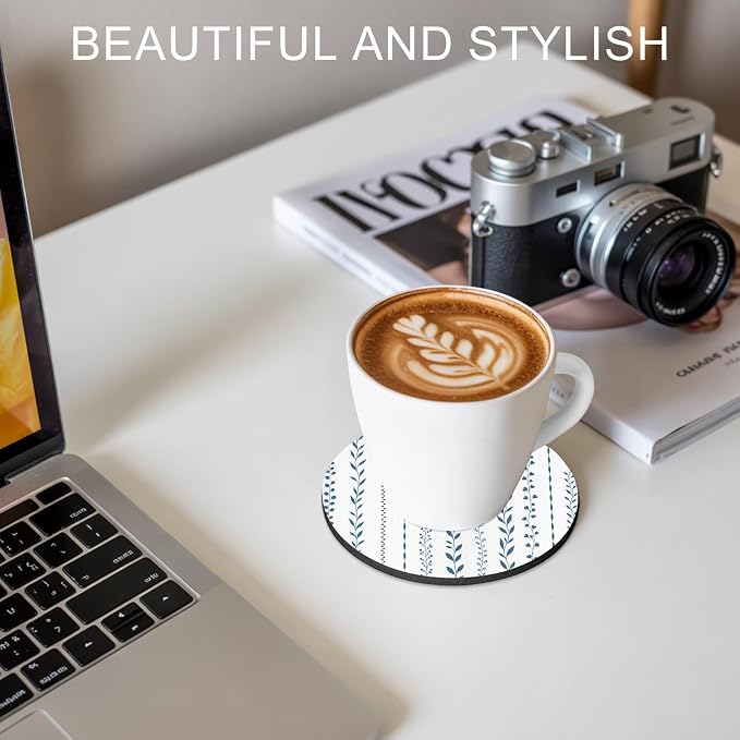 Modern Minimalist Coasters Set of 2, Absorbent Coasters - Image 7