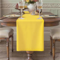 Yellow Table Runner, Waterproof Washable Runners 60 Inches Long | Reusable by KAIPHO