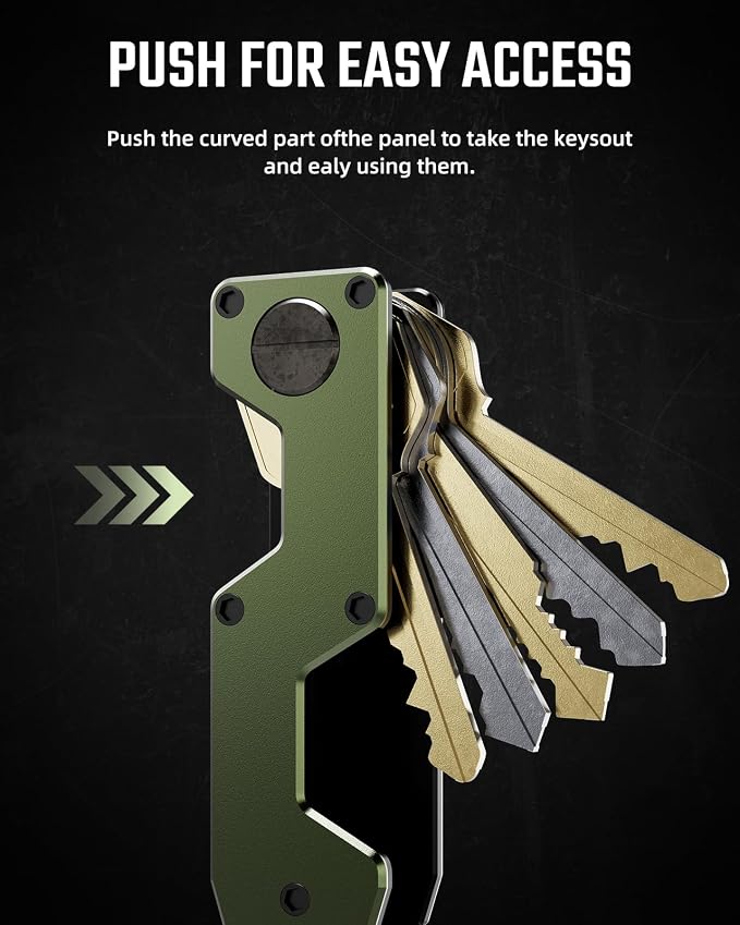 Key Organizer Compact Key Holder Metal Key Chain Minimalist key case key holder - Image 4