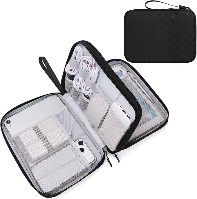 FYY Electronic Organizer, Travel Tech Pouch Bag, Extra Large, Waterproof by FYY