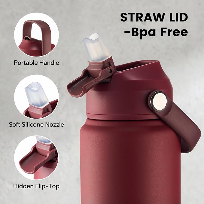 Fijinhom 18 oz Insulated Water Bottle - Image 2
