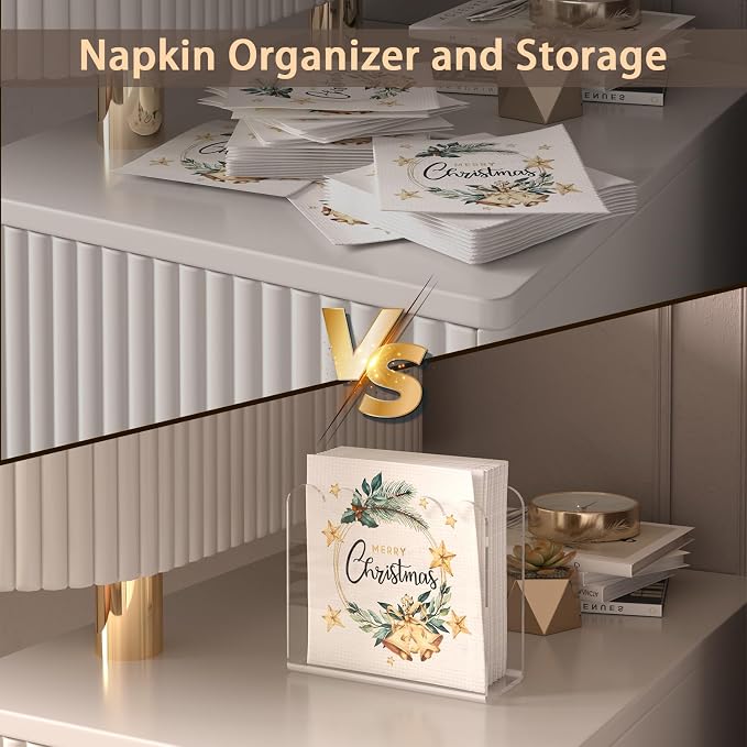 SILUT 2 Pack Clear Napkin Holder - Image 3