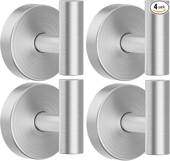 Suction Cup Hooks for Shower, No Drill Towel Hooks for Bathrooms | Shower Hooks by HviisoMakeYourHomeTidyNow