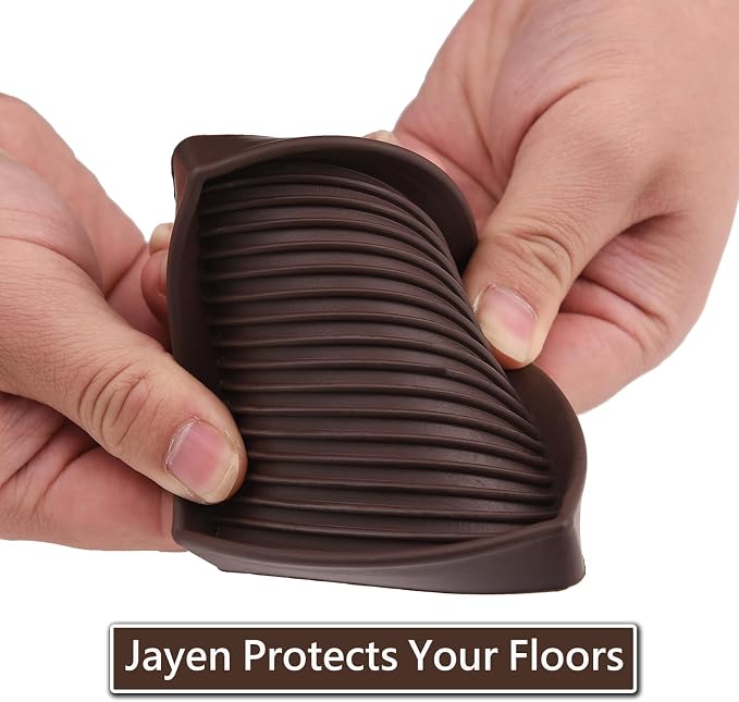 Jayen Non Slip Furniture Caster Cups Coasters Pads - Image 7