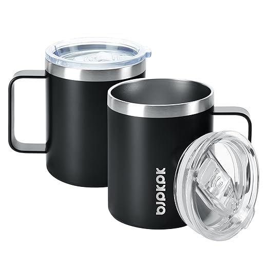 BJPKPK 2PCS Insulated Coffee Mug by BJPKPK