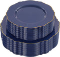 100pcs Blue Plastic Plates by WDF