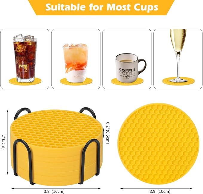 TWTLi Silicone Coasters Set of 8 - Image 5