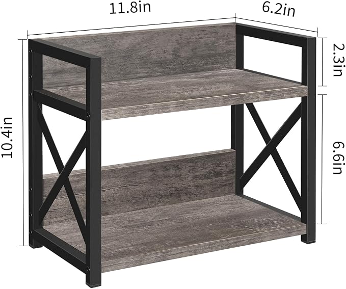 YINMIT Countertop Shelf Organizer, Coffee Bar Accessories, Spice Rack, Coffee - Image 3