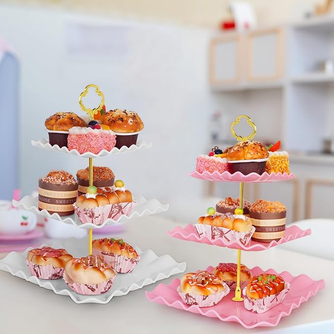 5 Pcs Dessert Display Stands, Treat Table Displays Set - Image 6