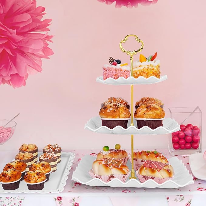 5 Pcs Dessert Display Stands, Treat Table Displays Set - Image 7
