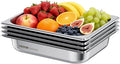VEVOR 4 Pack Stainless Steam Hotel Pan, 1/2 Size Table Steam Pan, 2.5 Inch Deep by VEVOR