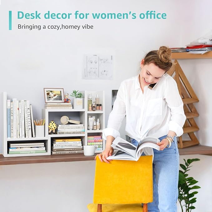 NUTIKAS Desk Shelves Desktop Organizer Shelf - Image 6