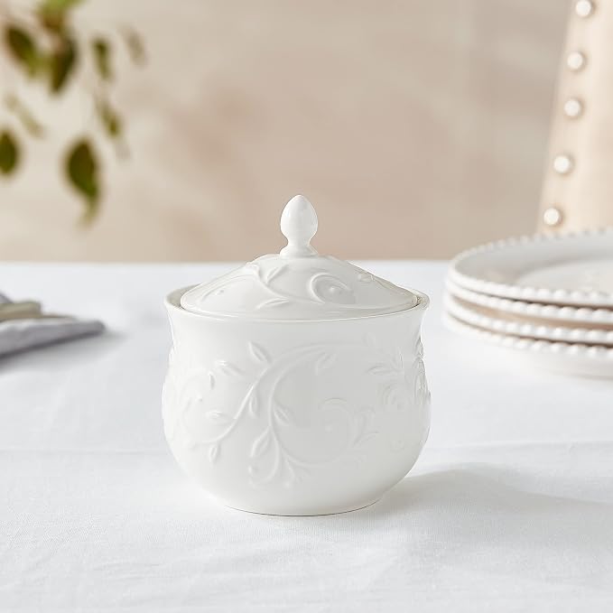 Lenox Opal Innocence Carved Sugar Bowl - - Image 2