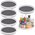 Set of 6, 12 Inch Non-Skid Lazy Susan Turntable, Lazy Susan Organizer by CiWiVOKi