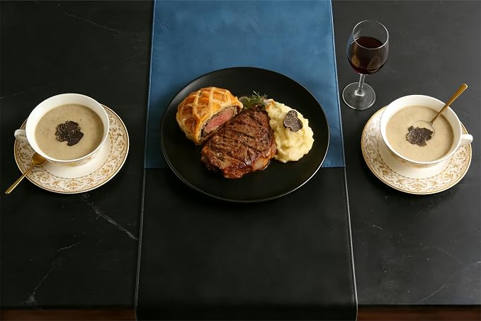 Double-Sided Faux Leather Table Runner, Waterproof Heat Resistant Non-Slip - Image 7