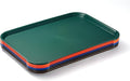 6 Pack Multicolor Lunch Trays, 12x16 Inch Plastic Food Tray | Multicolor Food by CURTA