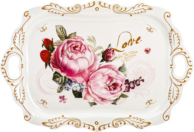 3-Pack Melamine Serving Tray, Stackable Food Tray - Image 7