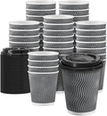 Clawsoff 100 Pack 10 oz Disposable Insulated Coffee Cups by BuyNow