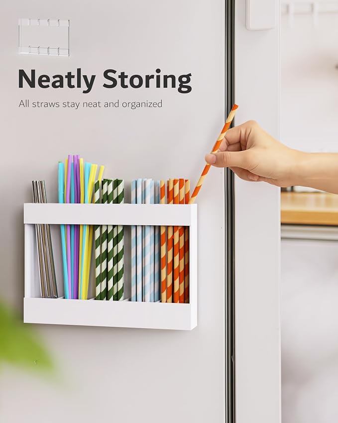 Acrylic Straw Holder & Organizer - Image 7