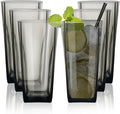 Top-spring 20 Oz Reusable Plastic Water Tumbler 6pcs Grey BPA Free | Thickened by Top-spring