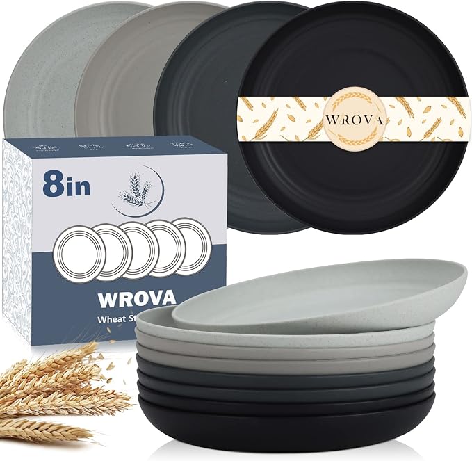 Wheat Straw Plates by WROVA