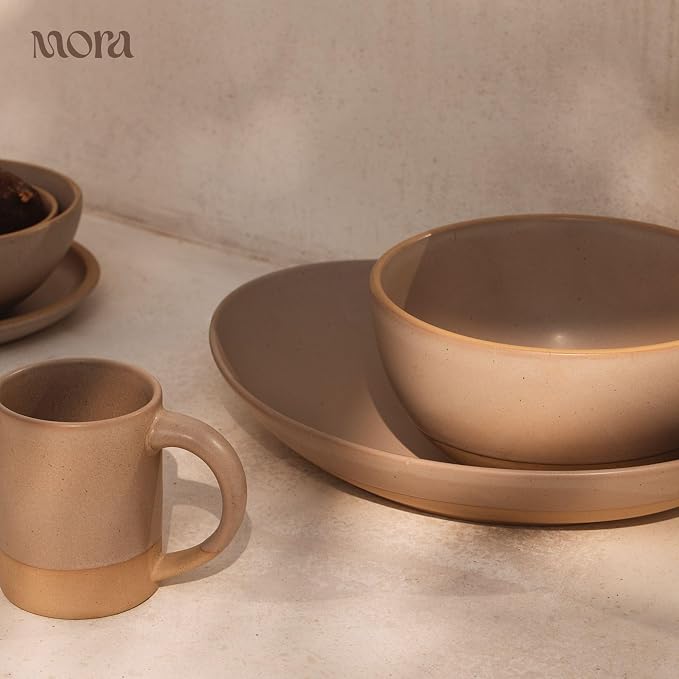 MORA Mega and Giant Serving Dishes Set of 2, 16 inch and 14 inch Ceramic - Image 5