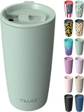 TILUCK 20 oz Insulated Coffee Tumbler by TILUCKBringsGoodLuck