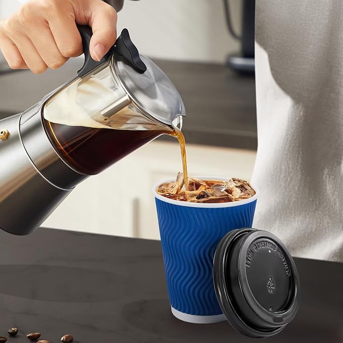 Clawsoff 100 Pack 12 oz Coffee Cups - Image 8