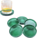 Glass Coaster 6 Pack Round Cup Coasters by Unknown