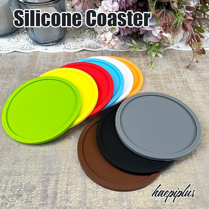 6 Pieces Silicone Coasters, Cup Coasters - Image 4