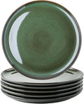LERATIO Ceramic Dinner Plates Set of 4, 10.5 Inch Reactive Glaze Plate Sets | by LeRatio