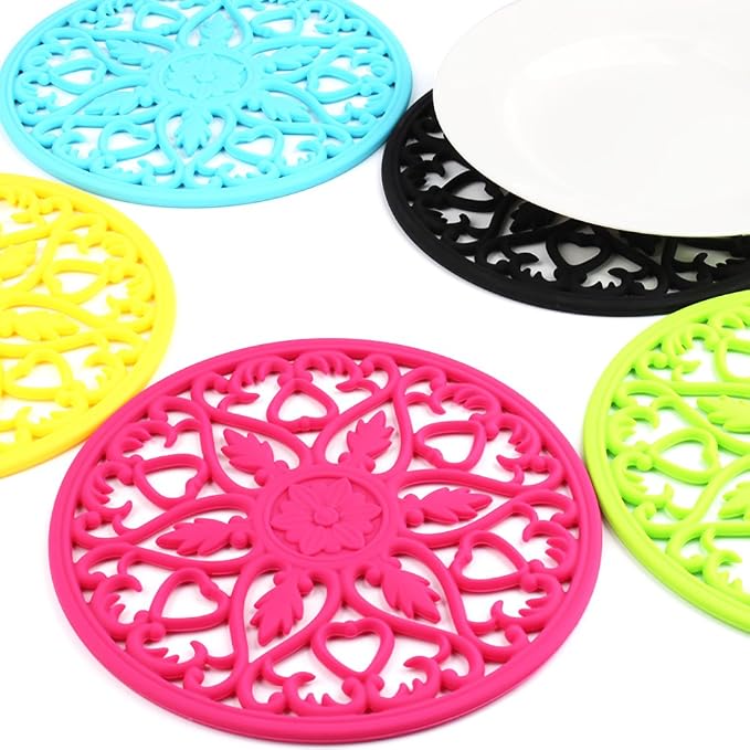 ME.FAN Trivets / Silicone Trivets 3 Pcs Silicone Mats - Image 6