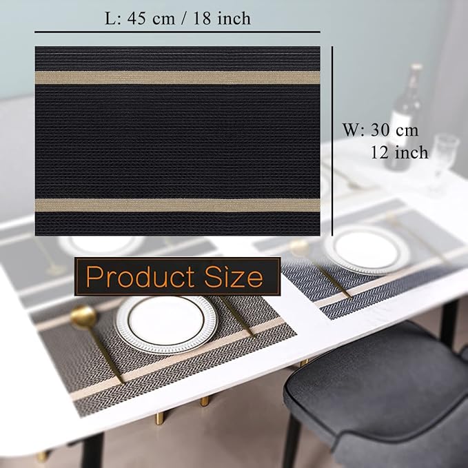 PIGCHCY Placemats Set of 6 - Image 2