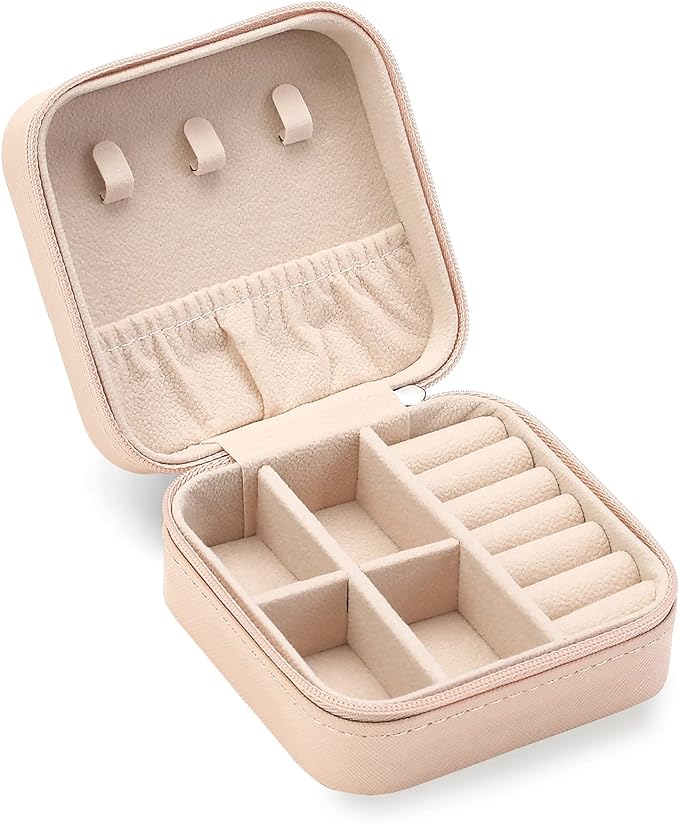 ZPROW Travel Jewelry Case, Mini Portable Jewelry Travel Boxes, Small Jewelry by ZPROW