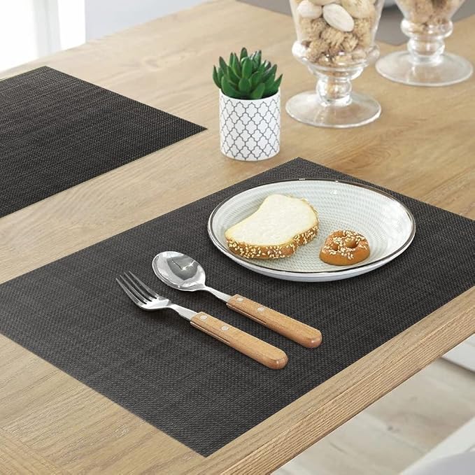 homEdge PVC Placemat, Washable Vinyl Placemats - Image 4