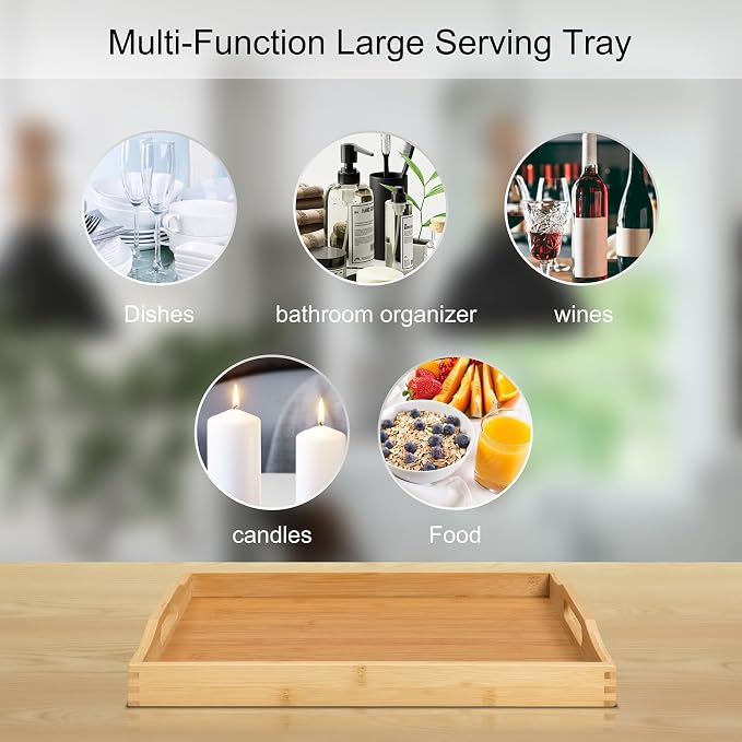 RRX Bamboo Food Serving Tray - Image 5