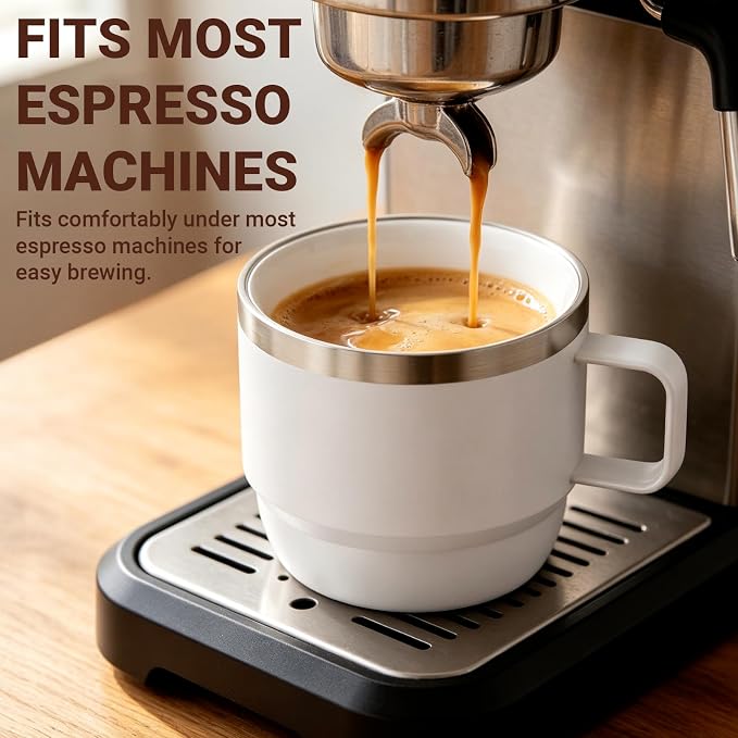Zenbo 8 oz Stackable Coffee Mugs - Image 7