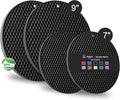 4 Pack Silicone Trivet for Hot Dishes | Heat Resistant Silicone Pot Holders for by Joyhalo