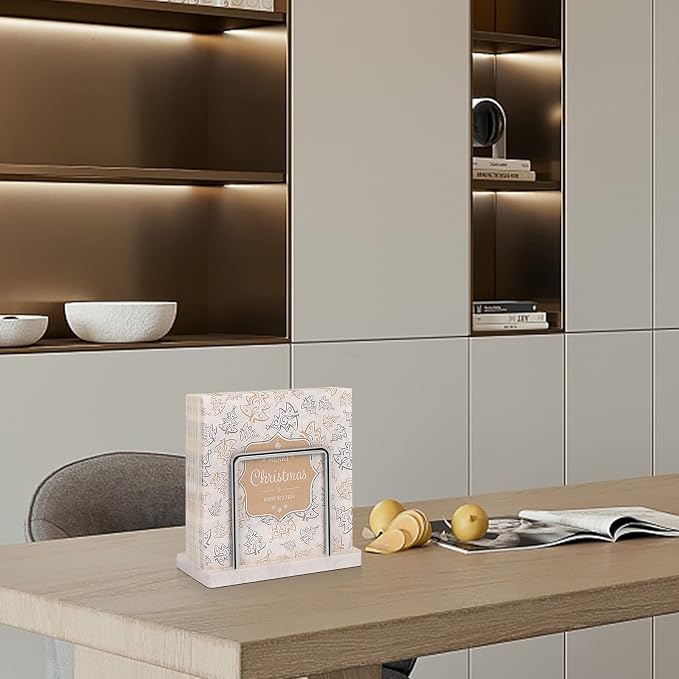 Livabber Napkin Holder, Metal Napkin Storage Modern Freestanding Tissue Paper - Image 7