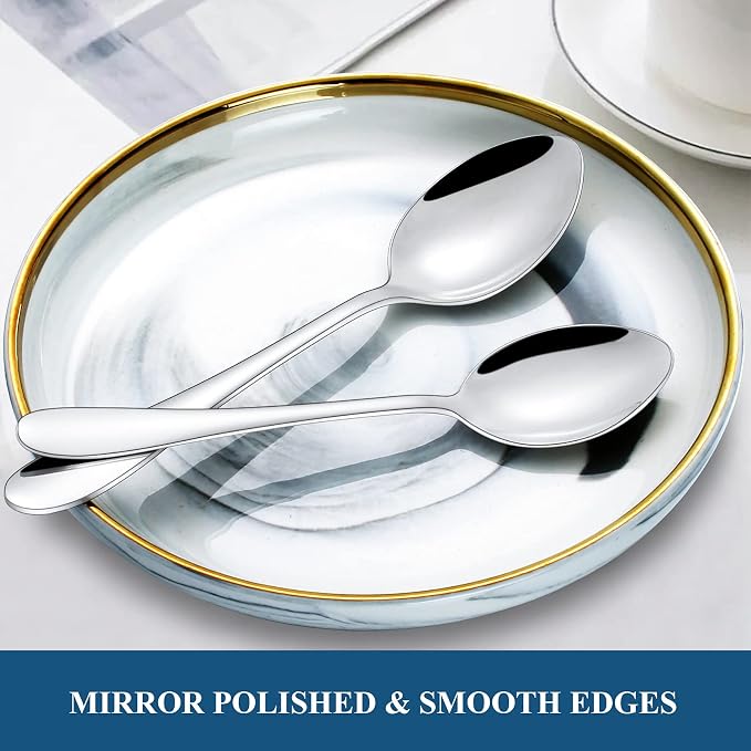Silverware Set, 40-Piece Flatware Set, Wildone Stainless Steel Tableware - Image 7
