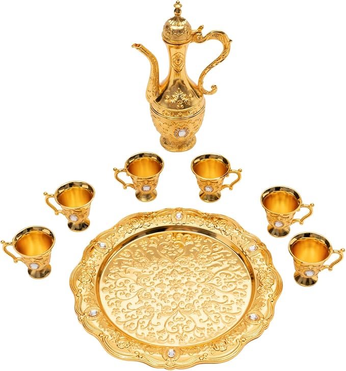 Turkish Tea Set, Vintage Coffee Pot - Image 6