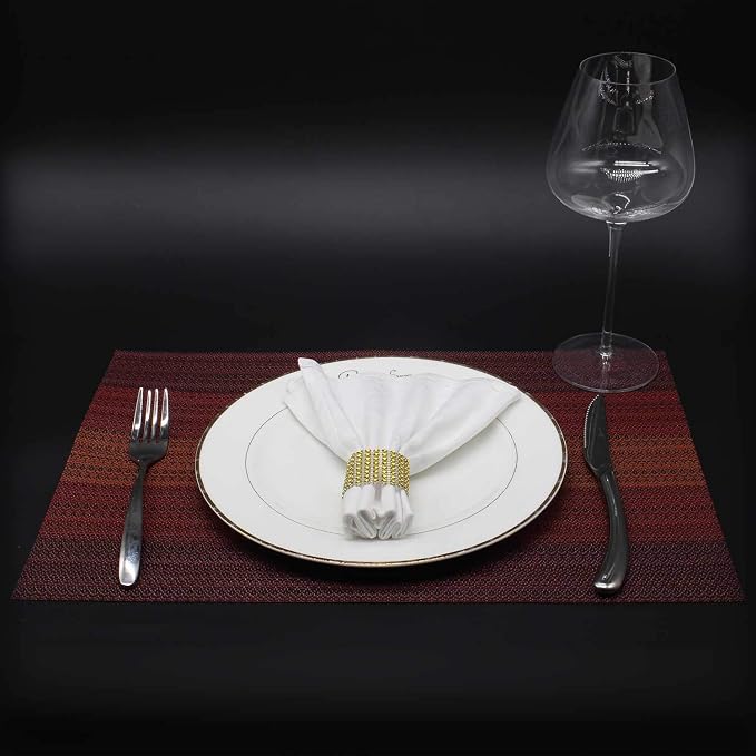 KPOSIYA Napkin Rings, Wedding Receptions, Dinner or Holiday Parties, Family - Image 6